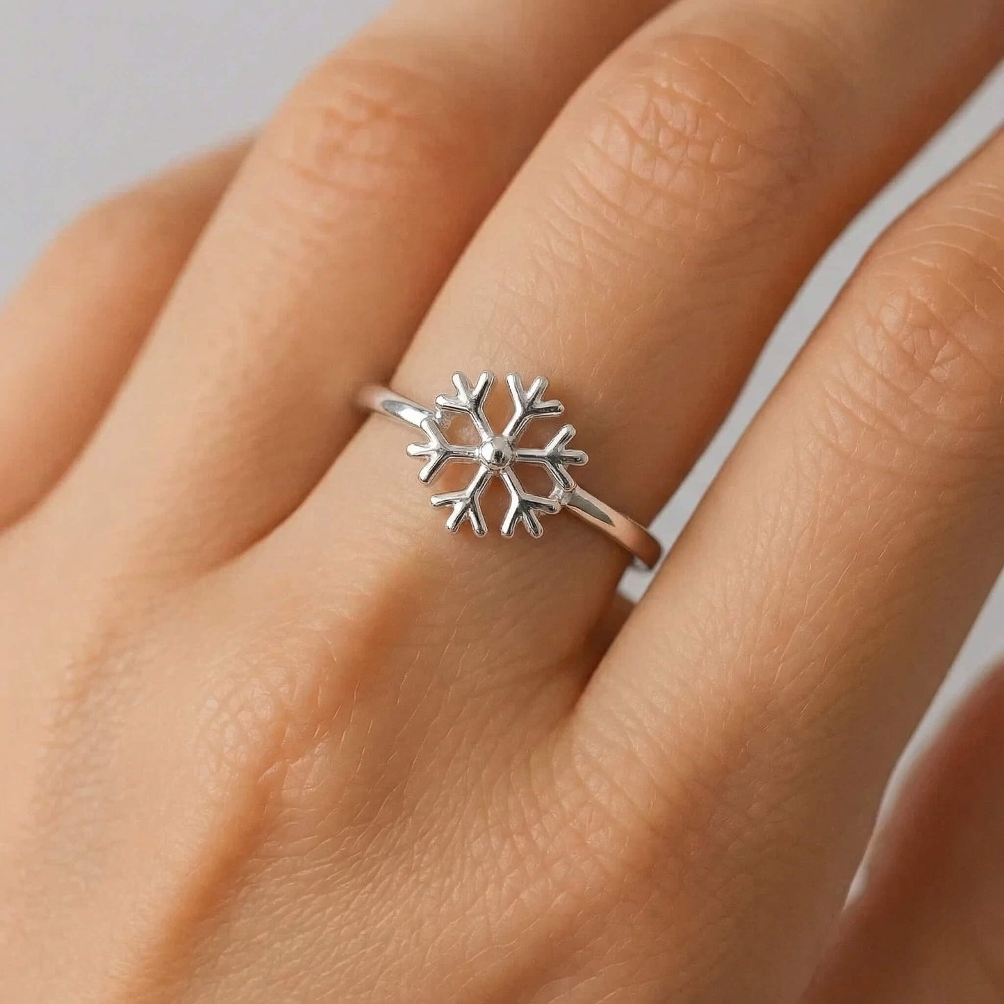 Inel din Argint Fulg de Nea