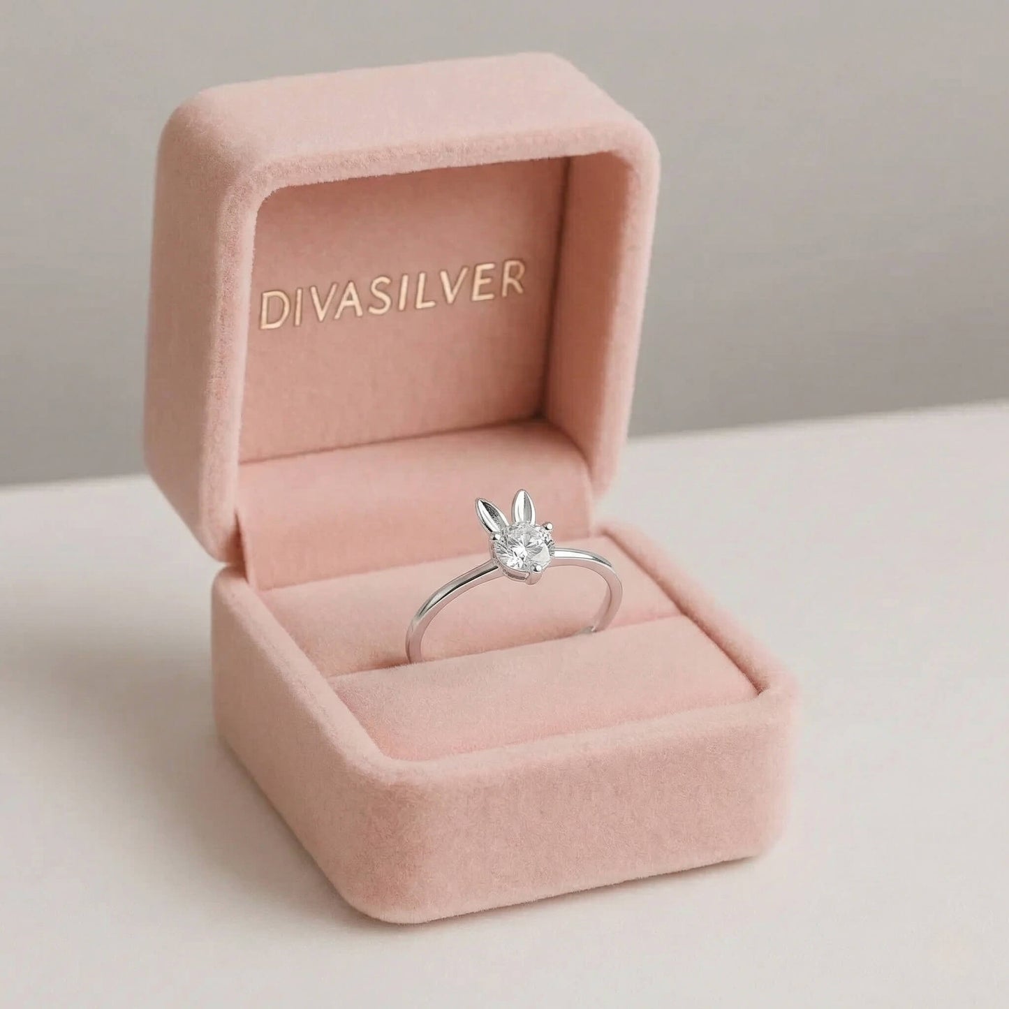 Inel din Argint Happy Rabbit