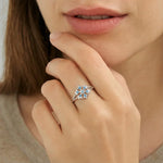 Inel din Argint Icy SnowFlake