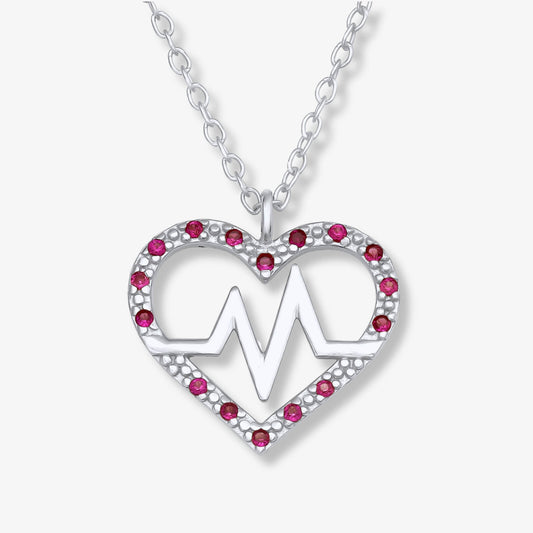 Colier din Argint Heartbeat